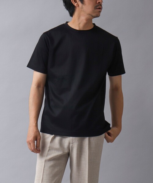 NOLLEY’S（ノーリーズ）の「【ACTIVE SECT】《限定展開 / 形態安定 / イージーケア》ソロテックスモクロディードレスTシャツ（Tシャツ/カットソー・メンズ・ブラック/ホワイト・S/M/L）」の18枚目の写真