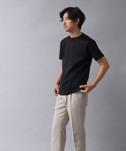 NOLLEY’S（ノーリーズ）の「【ACTIVE SECT】《限定展開 / 形態安定 / イージーケア》ソロテックスモクロディードレスTシャツ（Tシャツ/カットソー・メンズ・ブラック/ホワイト・S/M/L）」の20枚目の写真