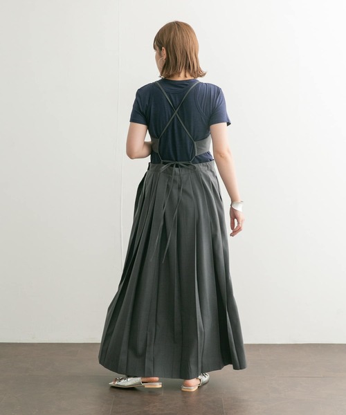 KBF(ケイビーエフ)の「コンパクトレイヤードTEE(Tシャツ/カットソー・レディース・ネイビー/アイボリー/グリーン系その他・ONE)」の5枚目の写真