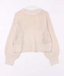 STYLEBLOCK（スタイルブロック）の「E綿タッチメッシュニットプルオーバー（ニット/セーター）」