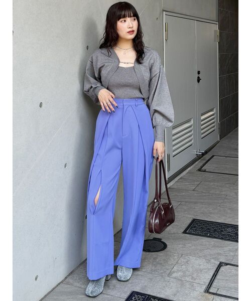 セール】フロントオープンワイドパンツ（その他パンツ）｜MURUA