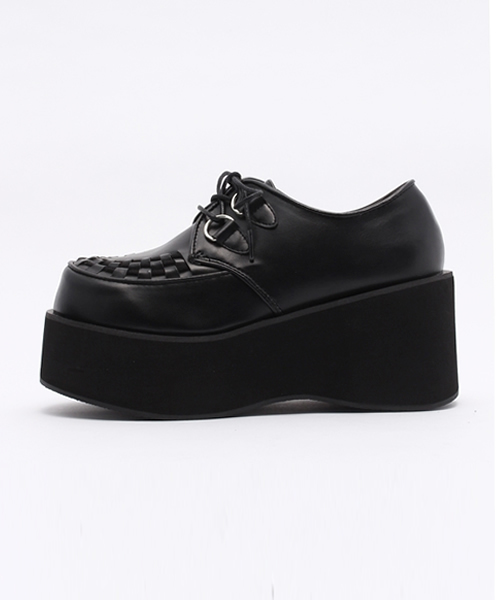 WEGO（ウィゴー）の「WEGO/ボリュームシューズ（ドレスシューズ・レディース・ピンク/ホワイト/ブラック/パープル・LARGE/MEDIUM）」の10枚目の写真