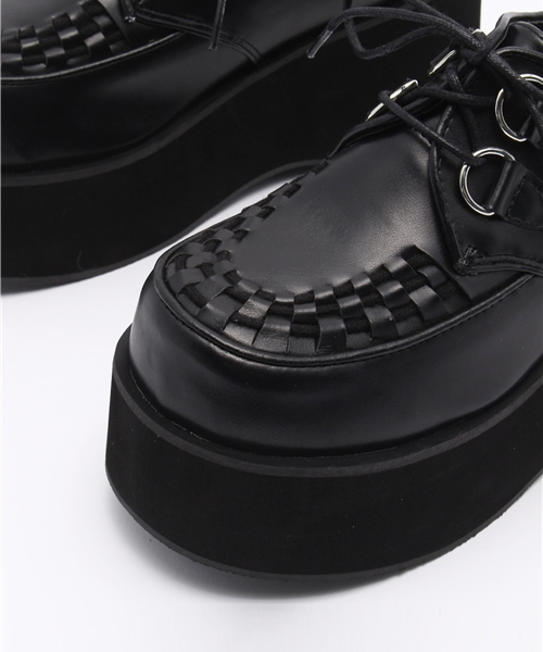 WEGO（ウィゴー）の「WEGO/ボリュームシューズ（ドレスシューズ・レディース・ピンク/ホワイト/ブラック/パープル・LARGE/MEDIUM）」の13枚目の写真