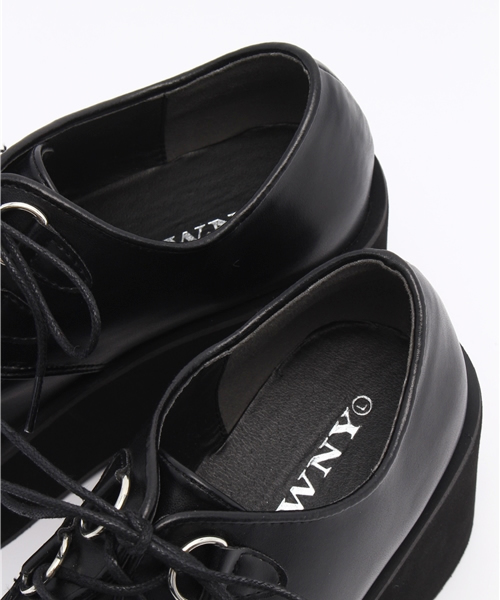 WEGO（ウィゴー）の「WEGO/ボリュームシューズ（ドレスシューズ・レディース・ピンク/ホワイト/ブラック/パープル・LARGE/MEDIUM）」の6枚目の写真