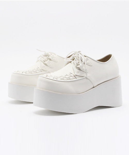 WEGO（ウィゴー）の「WEGO/ボリュームシューズ（ドレスシューズ・レディース・ピンク/ホワイト/ブラック/パープル・LARGE/MEDIUM）」の16枚目の写真