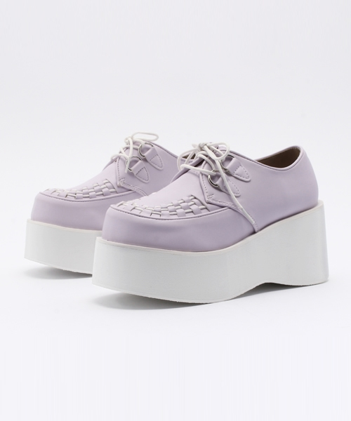 WEGO（ウィゴー）の「WEGO/ボリュームシューズ（ドレスシューズ・レディース・ピンク/ホワイト/ブラック/パープル・LARGE/MEDIUM）」の14枚目の写真