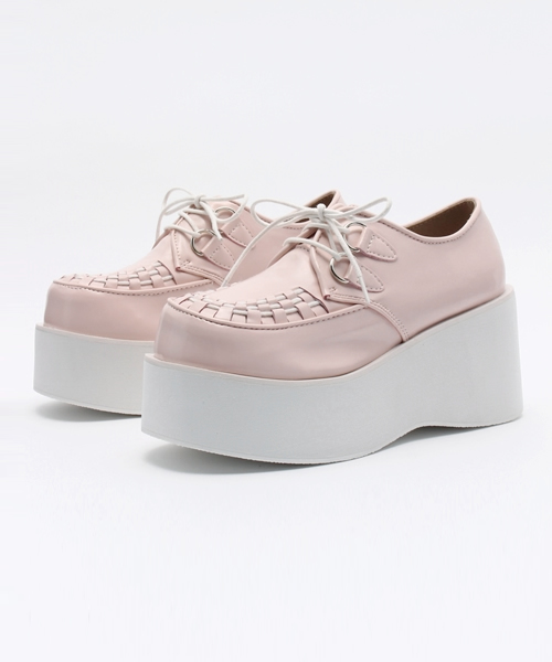 WEGO（ウィゴー）の「WEGO/ボリュームシューズ（ドレスシューズ・レディース・ピンク/ホワイト/ブラック/パープル・LARGE/MEDIUM）」の15枚目の写真