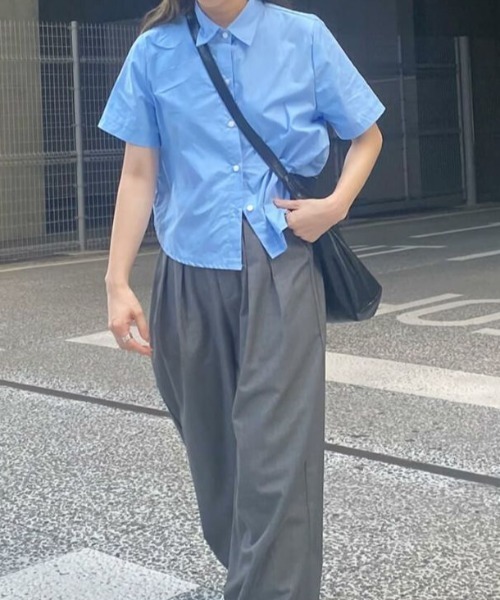 ISOOK（アイスー）の「コンパクト半袖シャツ(kiharu select