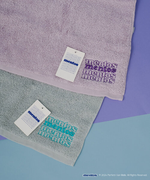 BIRTHDAY BAR(バースデイバー)の「【mentos メントス】アウトドアウォッシュタオル(ハンカチ/ハンドタオル・レディース・パープル/ブルー・0)」の8枚目の写真