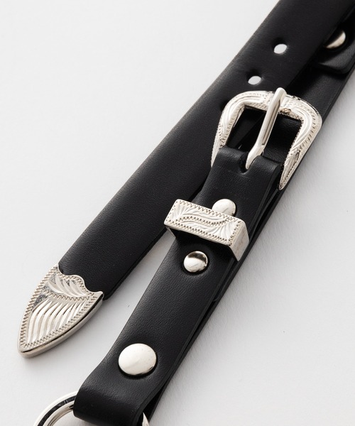 TOGA（トーガ）の「Leather phone handle strap（スマホグッズ・メンズ・ブラック・FREE）」の9枚目の写真