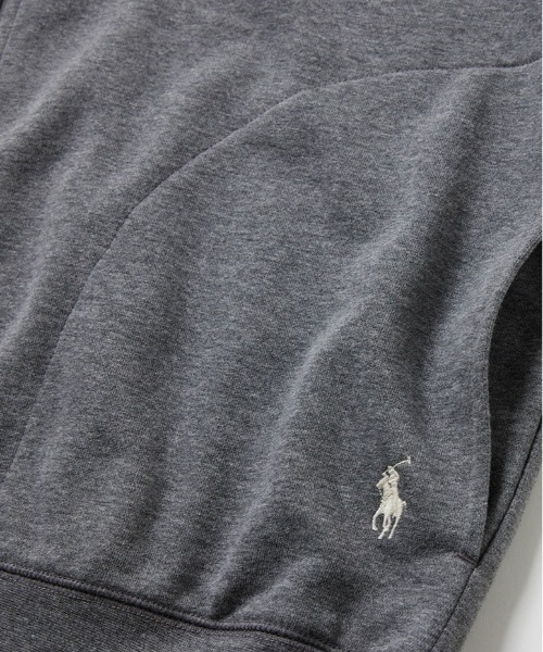 POLO RALPH LAUREN（ポロ ラルフ ローレン）の「【POLO RALPH LAUREN】ブラッシュドフリース ジップアップジャケット（ルームウェア/パジャマ・メンズ・ヘザーチャコール/ネイビー/ブラック・LARGE/X-LARGE/MEDIUM）」の11枚目の写真