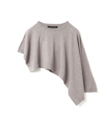 mizuiro ind アシンメトリーポンチョベスト