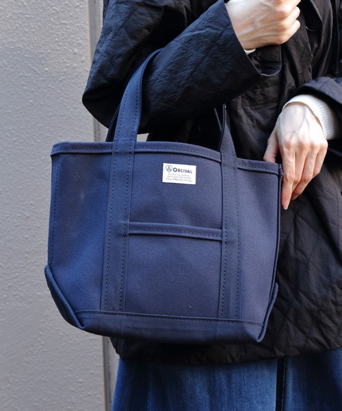 ORCIVAL(オーシバル)の「ORCIVAL/オーシバル トートバッグS ソリッド TOTE BAG S SOLID OR-H0285 KWC(トートバッグ・レディース・チョコ/スカイブルー/ライトグレー/チャコールグレー/ターコイズブルー/オレンジ/オレンジ系その他/ロイヤルブルー/ライトグレー系1/ネイビー・FREE)」の14枚目の写真