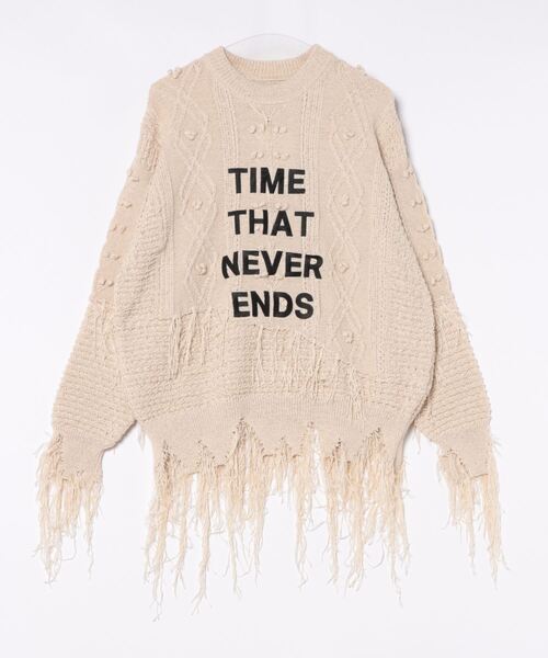 SEVESKIG（セヴシグ）の「SEVESKIG/セブシグ/Melting Cable Knit Pullover（ニット/セーター・メンズ・ホワイト・M/L）」の6枚目の写真