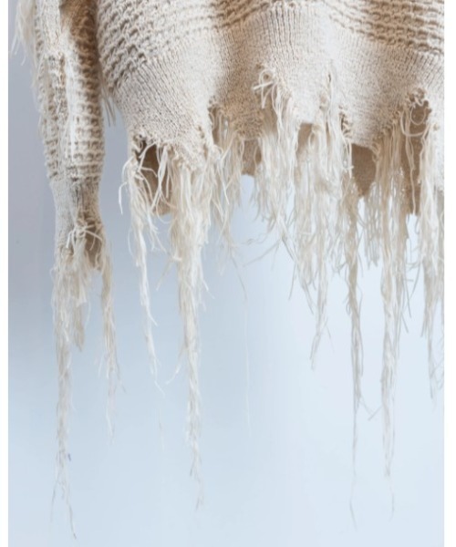 SEVESKIG（セヴシグ）の「SEVESKIG/セブシグ/Melting Cable Knit Pullover（ニット/セーター・メンズ・ホワイト・M/L）」の5枚目の写真