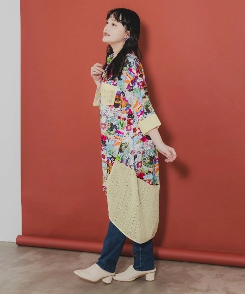 ScoLar(スカラー)の「ScoLar/スカラー パッチワーク刺繍レースOP(ワンピース・レディース・その他1/その他2・FREE)」の8枚目の写真