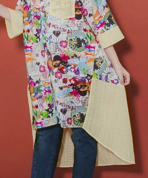 ScoLar(スカラー)の「ScoLar/スカラー パッチワーク刺繍レースOP(ワンピース・レディース・その他1/その他2・FREE)」の7枚目の写真