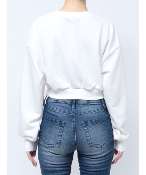 RESEXXY（リゼクシー）の「【ディズニーコレクション】クロップドルーズスウェット（スウェット・レディース・ホワイト/ラベンダー・FREE）」の14枚目の写真