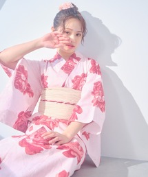 新品未使用　浴衣　そしてゆめ　ふりふ　ブランド浴衣　ピンク　33,000円 新品未使用 浴衣 そしてゆめ ふりふ ブランド浴衣 ピンク 33,000円