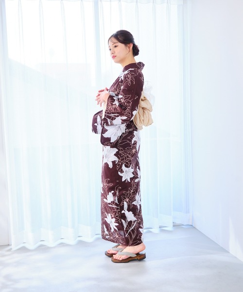セール】1人で着られる セパレート浴衣 3点セット（セパレート