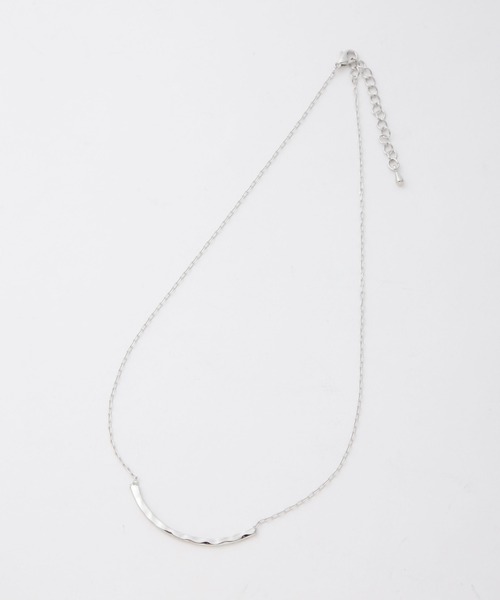 NANO universe（ナノユニバース）の「ラウンドバーネックレス（ネックレス・レディース・ゴールド/シルバー・FREE）」の3枚目の写真