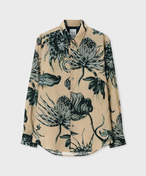 Paul Smith(ポールスミス)の「"Thistleberry" シャツ / 243302 901U(シャツ/ブラウス・メンズ・ベージュ/ネイビー・X-LARGE/LARGE/MEDIUM/SMALL)」の2枚目の写真