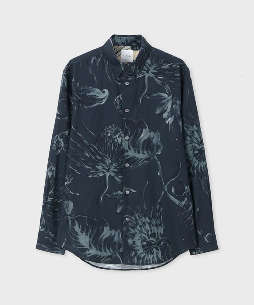 Paul Smith(ポールスミス)の「"Thistleberry" シャツ / 243302 901U(シャツ/ブラウス・メンズ・ベージュ/ネイビー・X-LARGE/LARGE/MEDIUM/SMALL)」の1枚目の写真