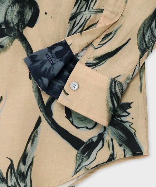 Paul Smith(ポールスミス)の「"Thistleberry" シャツ / 243302 901U(シャツ/ブラウス・メンズ・ベージュ/ネイビー・X-LARGE/LARGE/MEDIUM/SMALL)」の6枚目の写真