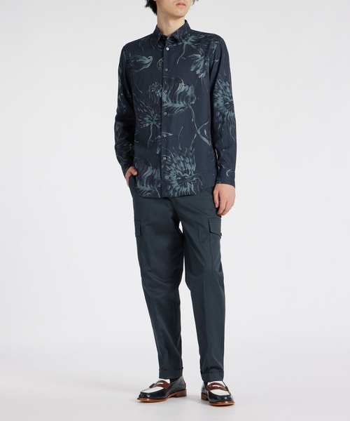 Paul Smith(ポールスミス)の「"Thistleberry" シャツ / 243302 901U(シャツ/ブラウス・メンズ・ベージュ/ネイビー・X-LARGE/LARGE/MEDIUM/SMALL)」の7枚目の写真