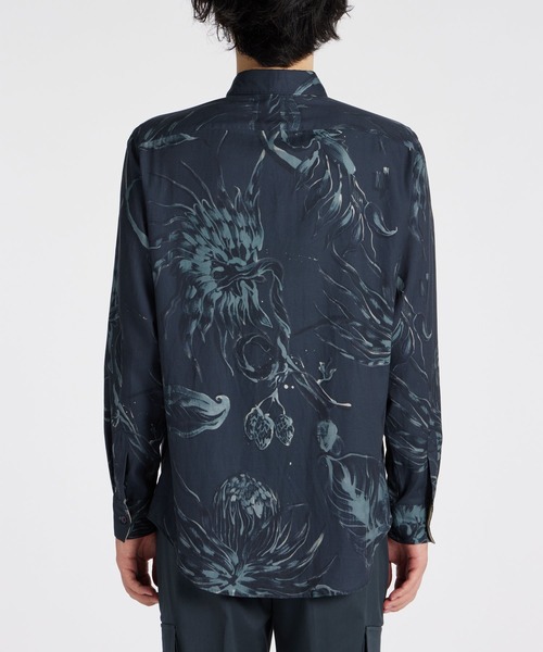 Paul Smith(ポールスミス)の「"Thistleberry" シャツ / 243302 901U(シャツ/ブラウス・メンズ・ベージュ/ネイビー・X-LARGE/LARGE/MEDIUM/SMALL)」の9枚目の写真