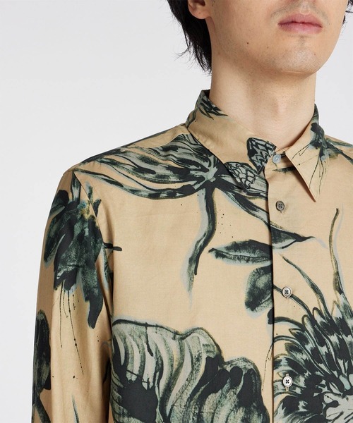 Paul Smith(ポールスミス)の「"Thistleberry" シャツ / 243302 901U(シャツ/ブラウス・メンズ・ベージュ/ネイビー・X-LARGE/LARGE/MEDIUM/SMALL)」の11枚目の写真