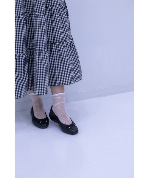 fitflop(フィットフロップ)の「DELICATO BOW SOFT LEATHER BALLET FLATS / DELICATO BOW SOFT レザー バレエ フラット(パンプス・レディース・ブラック/タン/ベージュ・US6/US7/US8/US5)」の10枚目の写真