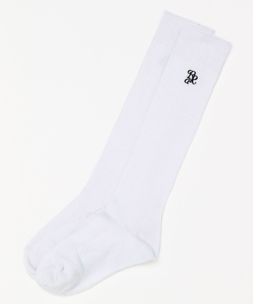 repipi armario（レピピ アルマリオ）の「サイドロゴスクールソックス（ソックス/靴下・キッズ・ホワイト/ブラック/ネイビー・FREE）」の9枚目の写真