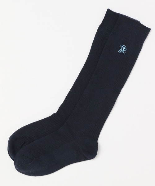 repipi armario（レピピ アルマリオ）の「サイドロゴスクールソックス（ソックス/靴下・キッズ・ホワイト/ブラック/ネイビー・FREE）」の11枚目の写真