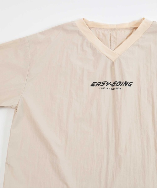 miette(ミエット)の「ロゴプリントVネックプルオーバー(Tシャツ/カットソー・レディース・ブラック/アイボリー・FREE)」の5枚目の写真