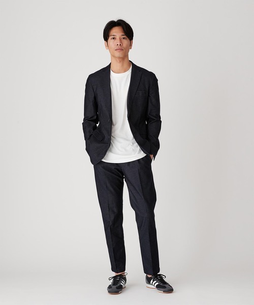 【セール】インレイデニムスラックス（スラックス）｜B.C STOCK（ベーセーストック）