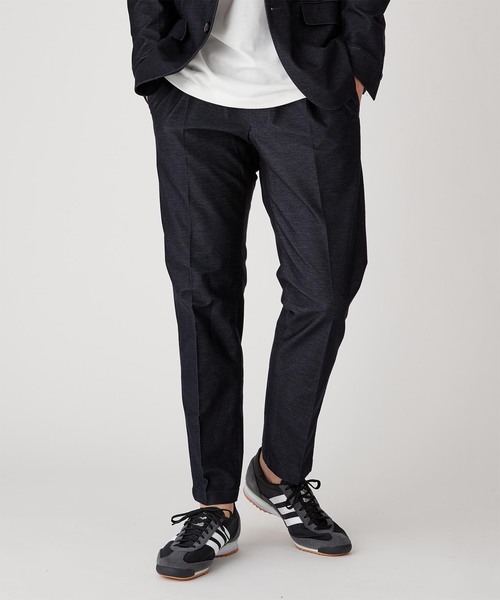 【セール】インレイデニムスラックス（スラックス）｜B.C STOCK（ベーセーストック）