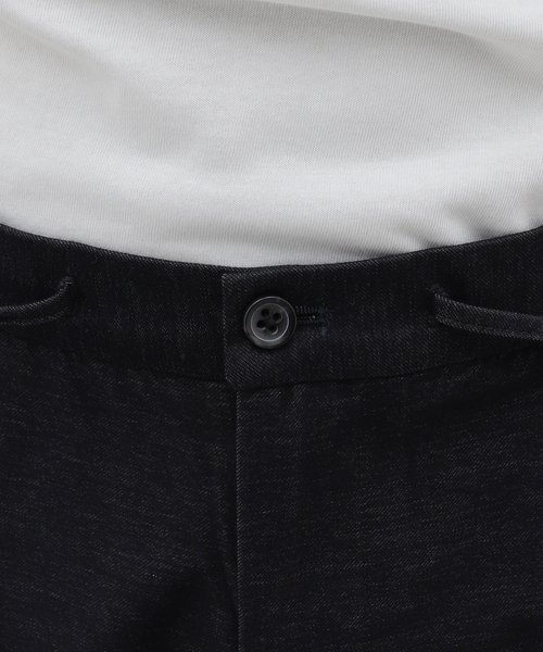 【セール】インレイデニムスラックス（スラックス）｜B.C STOCK（ベーセーストック）