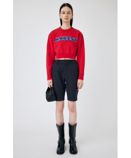 MOUSSY（マウジー）の「PATCH DENIM MOUSSY プルオーバー（スウェット・レディース・ホワイト/ブラック/杢グレー/レッド・FREE）」の19枚目の写真