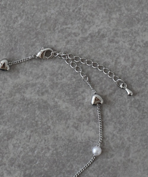 BLUEEAST（ブルーイースト）の「ハートパールステーションブレスレット（ブレスレット・レディース・ゴールド/シルバー・FREE）」の12枚目の写真