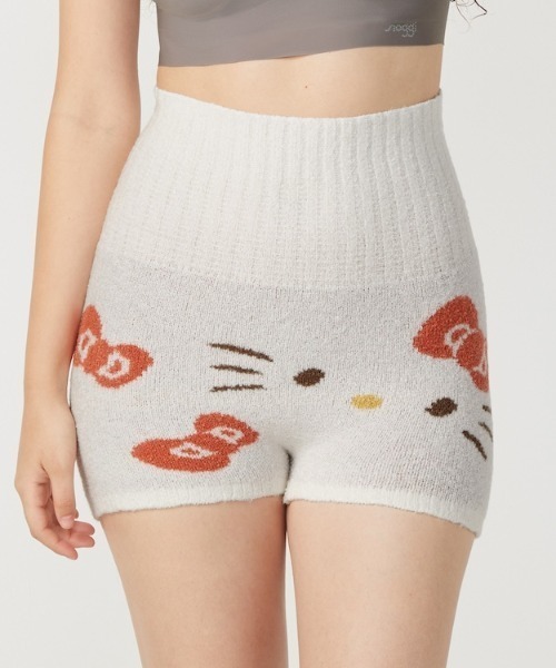 Sloggi(スロギー)の「【冷え性対策。ふんわりあったかい、腹巻付き】スロギーG063 ハローキティ 腹巻付きニットパンツ sloggi G063 KPT2(その他アンダーウェア/インナー・レディース・オレンジ/ネイビー/ホワイト/グレー・M-LL)」の18枚目の写真