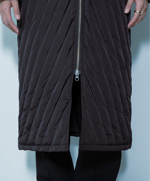 DOLLUPOOPS（ドールアップウップス）の「ビッグカラーキルティングアウター（その他アウター・レディース・カーキ/ブラック・38）」の7枚目の写真