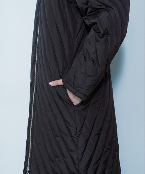 DOLLUPOOPS（ドールアップウップス）の「ビッグカラーキルティングアウター（その他アウター・レディース・カーキ/ブラック・38）」の8枚目の写真