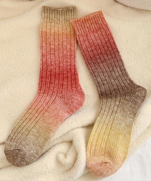 mosox(モソックス)の「【mosox】タイダイソックス(ソックス/靴下・レディース・グレー/その他1/その他2/その他3/グリーン・FREE)」の5枚目の写真