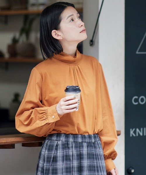 sunnyです。 セール】サニークラウズ 袖だけブラウスタートル〈レディース〉（T