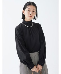 サニークラウズ　袖だけブラウスタートル〈レディース〉