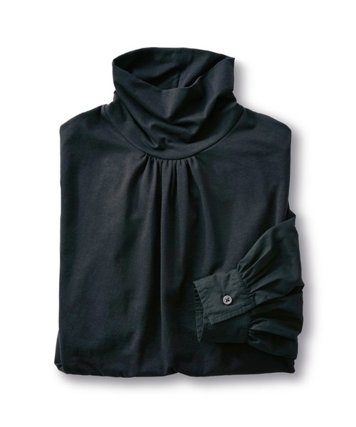 セール】サニークラウズ 袖だけブラウスタートル〈レディース〉（T