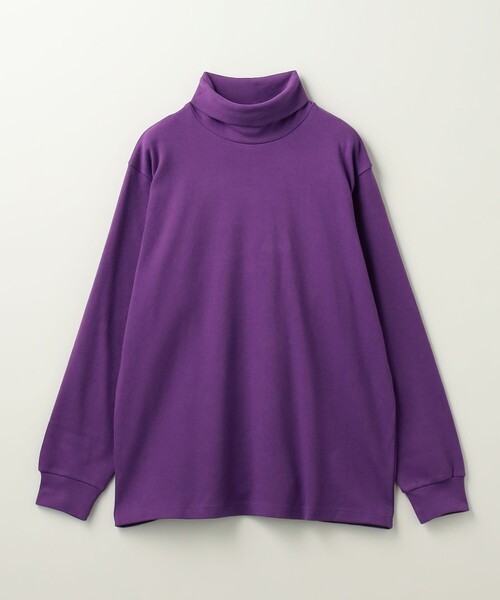 UNITED ARROWS & SONS(ユナイテッドアローズアンドサンズ)の「<DRESS> Plain Turtle/タートルネックカットソー(Tシャツ/カットソー・メンズ・グレー/ターコイズブルー/ブラック/ホワイト/パープル/オレンジ/ケリーグリーン・L/M)」の6枚目の写真
