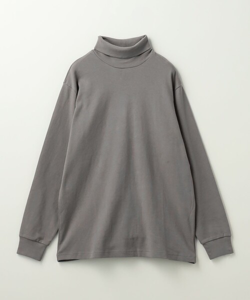 UNITED ARROWS & SONS(ユナイテッドアローズアンドサンズ)の「<DRESS> Plain Turtle/タートルネックカットソー(Tシャツ/カットソー・メンズ・グレー/ターコイズブルー/ブラック/ホワイト/パープル/オレンジ/ケリーグリーン・L/M)」の3枚目の写真