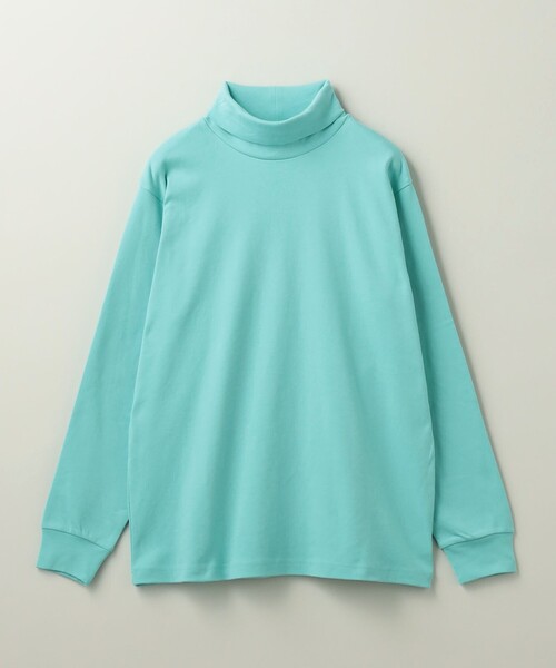 UNITED ARROWS & SONS(ユナイテッドアローズアンドサンズ)の「<DRESS> Plain Turtle/タートルネックカットソー(Tシャツ/カットソー・メンズ・グレー/ターコイズブルー/ブラック/ホワイト/パープル/オレンジ/ケリーグリーン・L/M)」の5枚目の写真